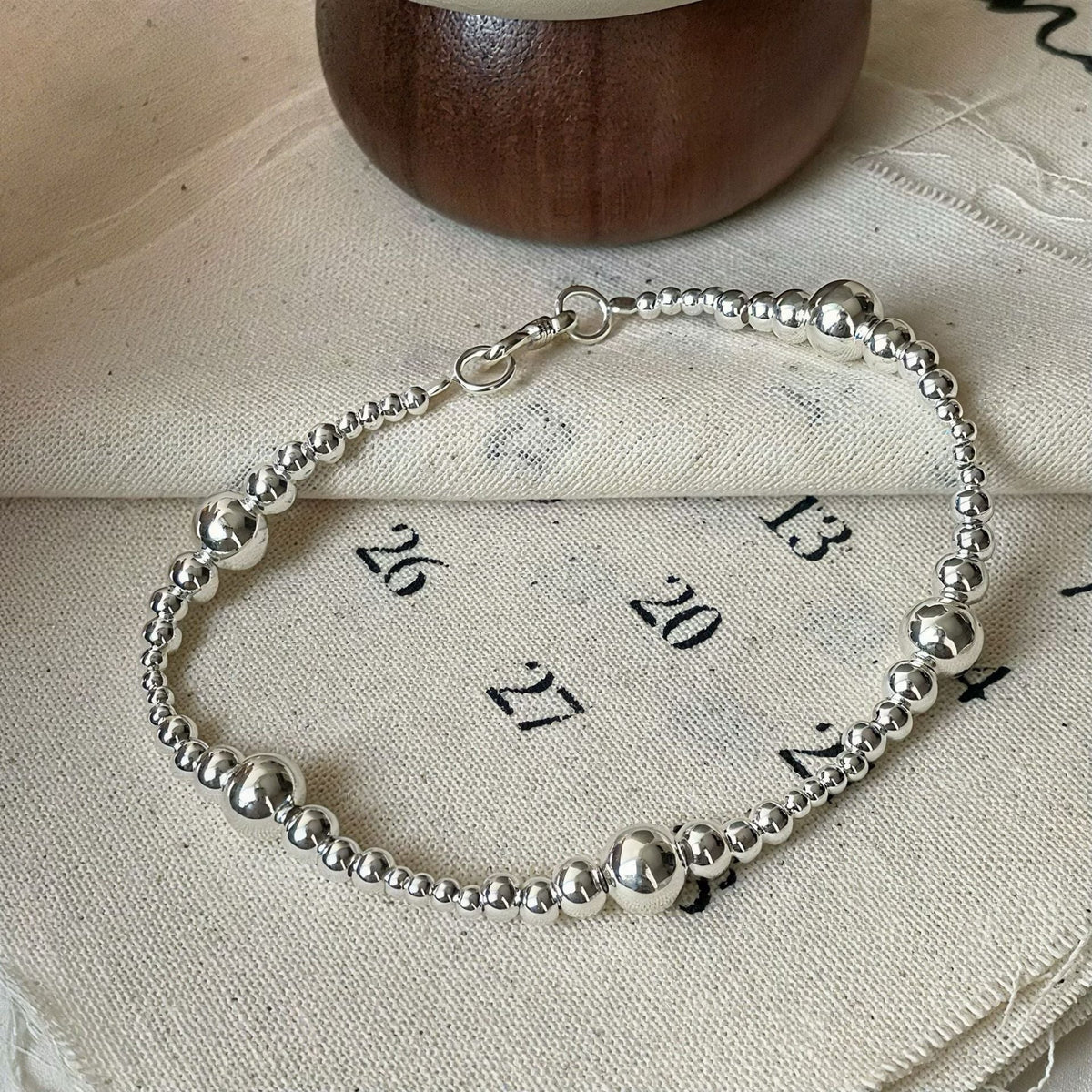 Simple Plain-ring Bracelet Versatile Chain Link