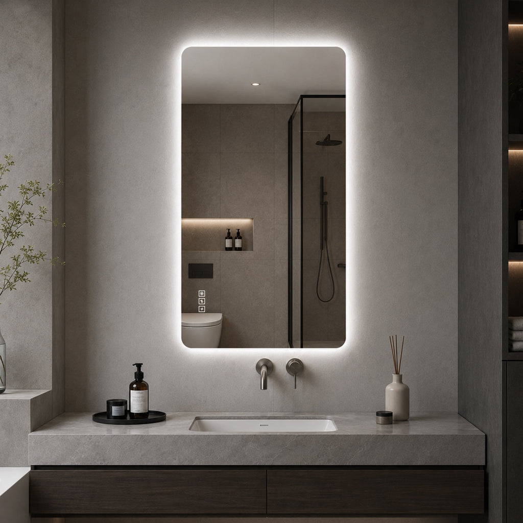 48 x 24 Inch LED Bathroom Mirror