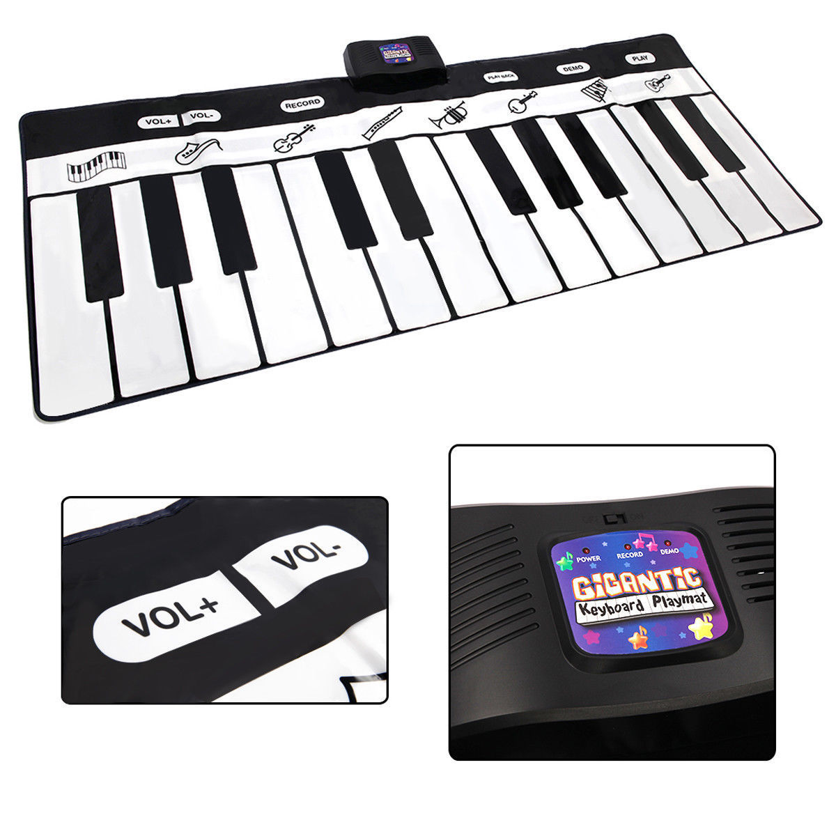 Step on the keyboard