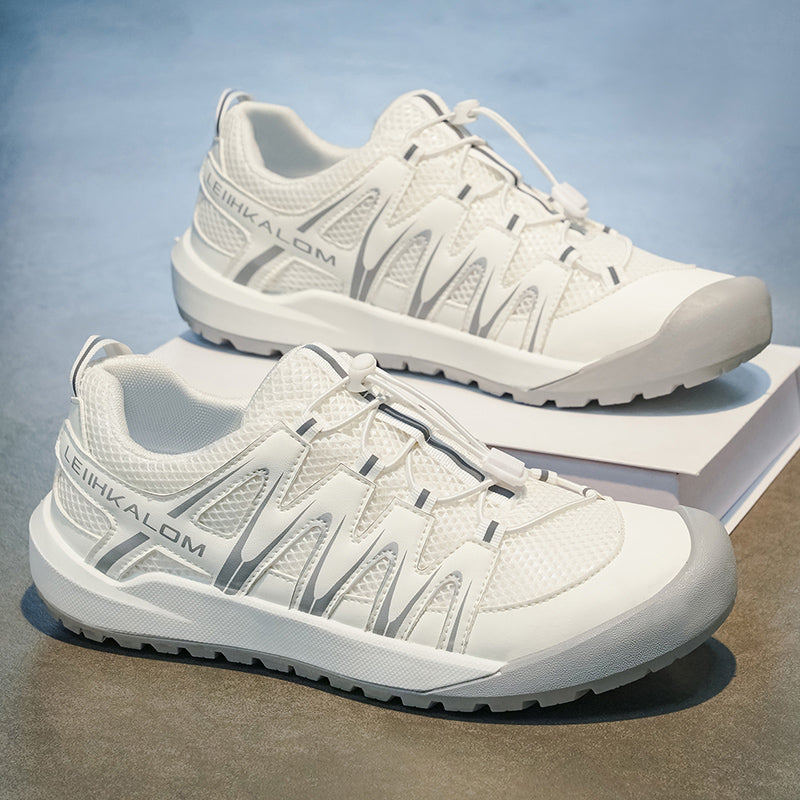 2026 New Summer Light Luxury High-End Men Sneakers, Fashion Versatile Comfort Mesh Spliced Breathable Casual Shoes