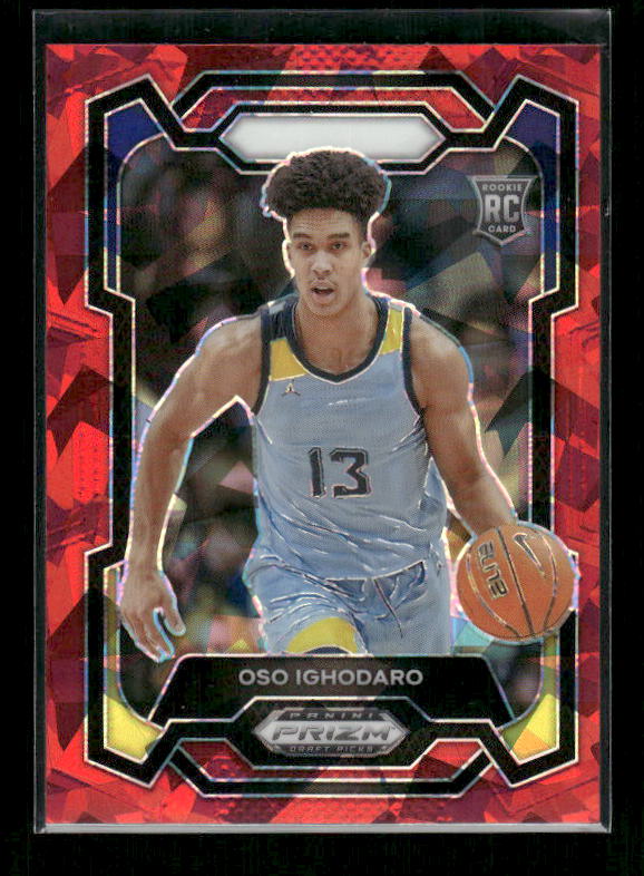 Oso Ighodaro - 2024 Panini Prizm Draft Picks - Red Ice - Rookie