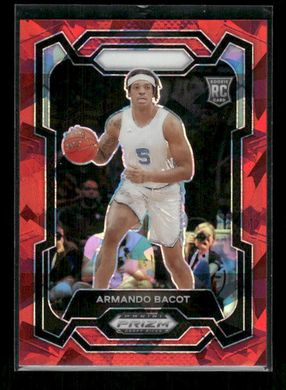 Armando Bacot - 2024 Panini Prizm Draft Picks - Red Ice - Rookie