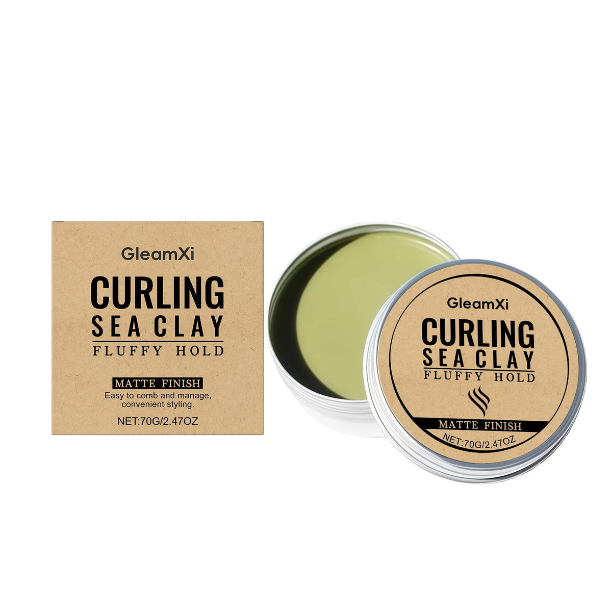 Curly Hair Styling Clay