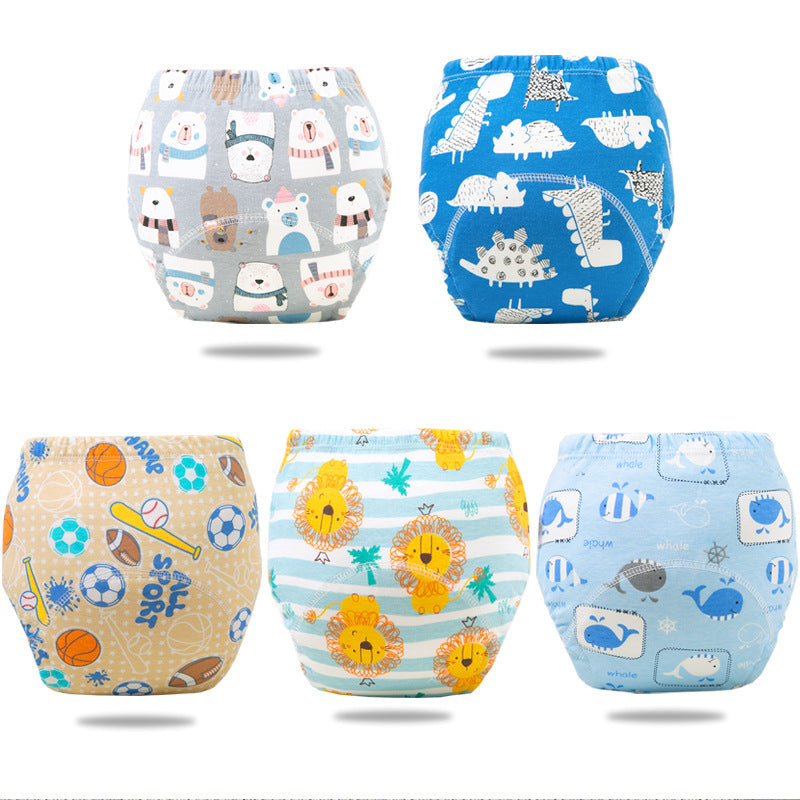 Baby Toilet Training Pants Pure Cotton Waterproof Washable Diaper