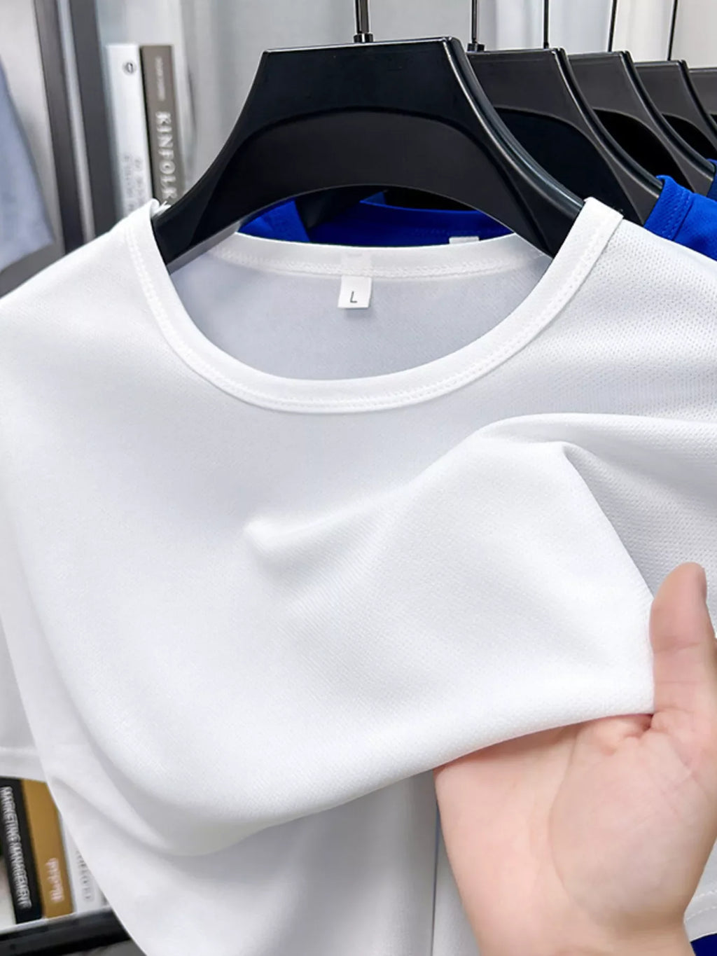Men's Plus Size Round Neck Short Sleeve T-Shirt