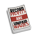 Unpaid Wages Hard Hat Decal