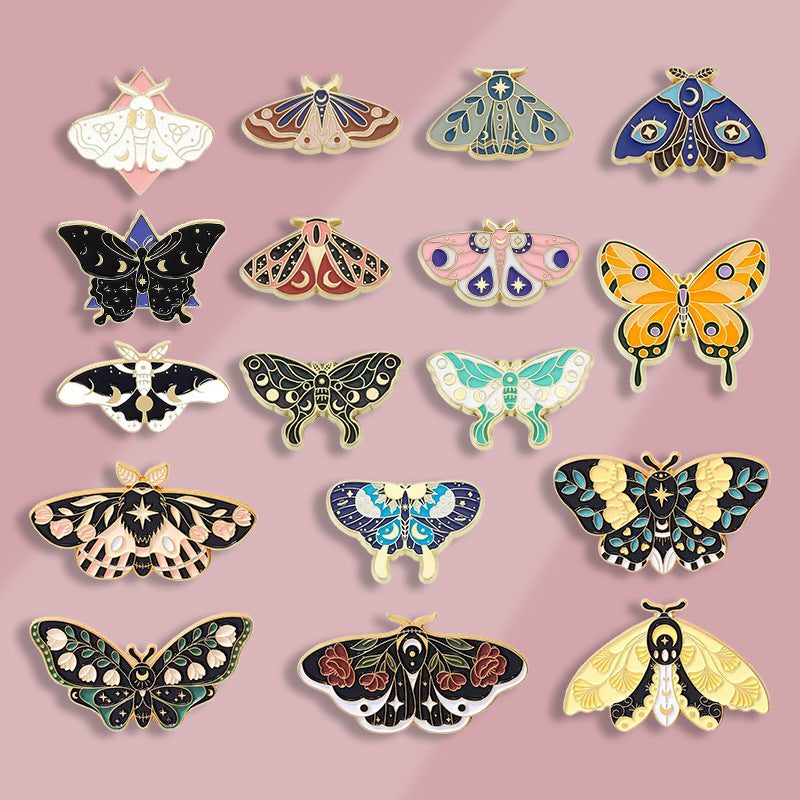 Insect-shaped Metal Badge With A Personalized Design