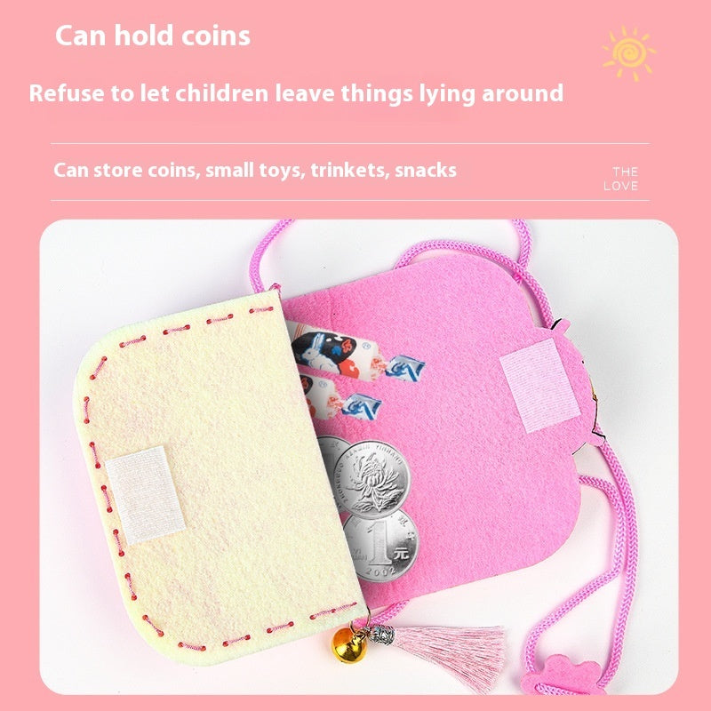 Cartoon Non-woven Bag Kindergarten Paste Material Package Educational Toys