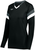 GIRLS TRUHIT TRI-COLOR LONG-SLEEVE JERSEY - MOISTURE-WICKING