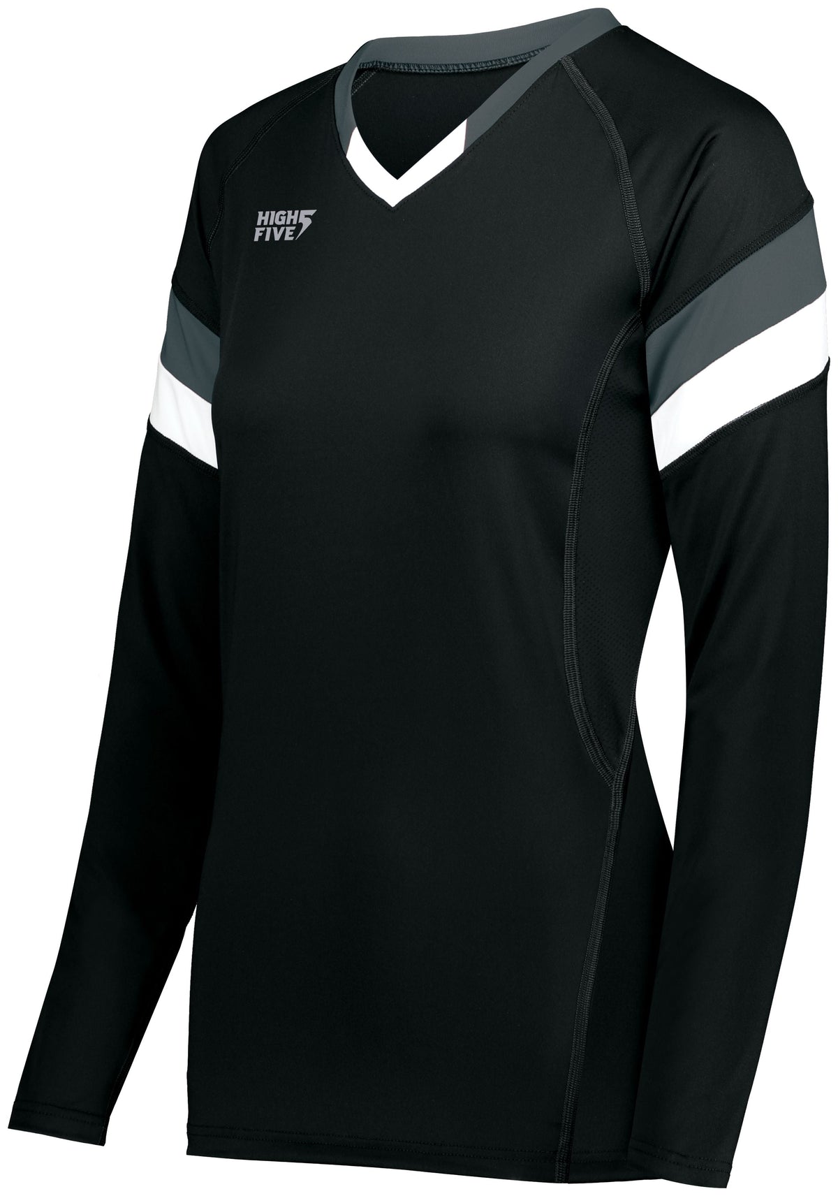 GIRLS TRUHIT TRI-COLOR LONG-SLEEVE JERSEY - MOISTURE-WICKING