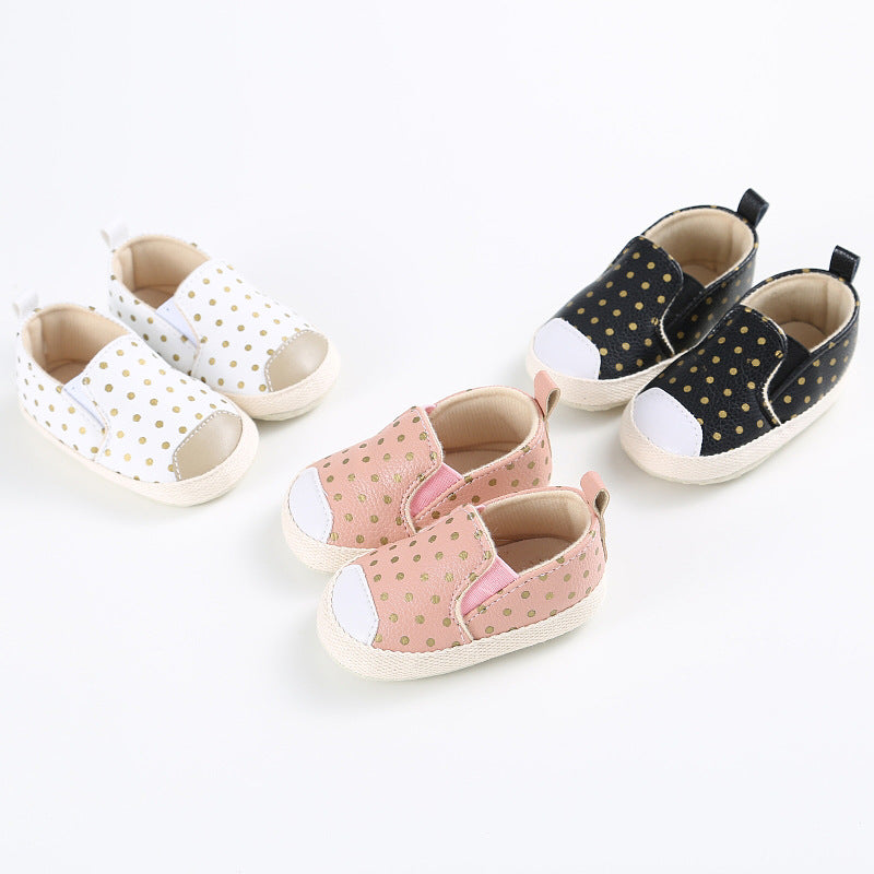 Baby shoes rattan dot shoes