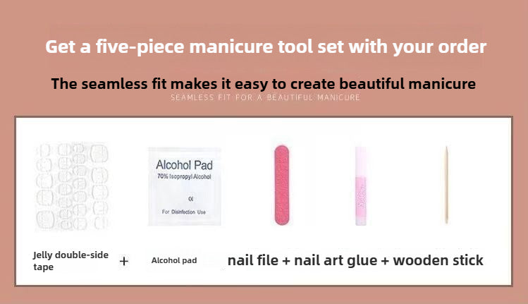 1021-Handmade press on nails fake nails removable