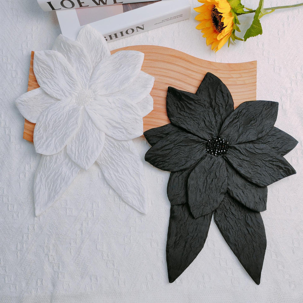 Womens Hand-Sewn Flower DIY Brooch