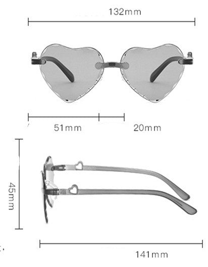 BelleGradient cartoon love children glasses
