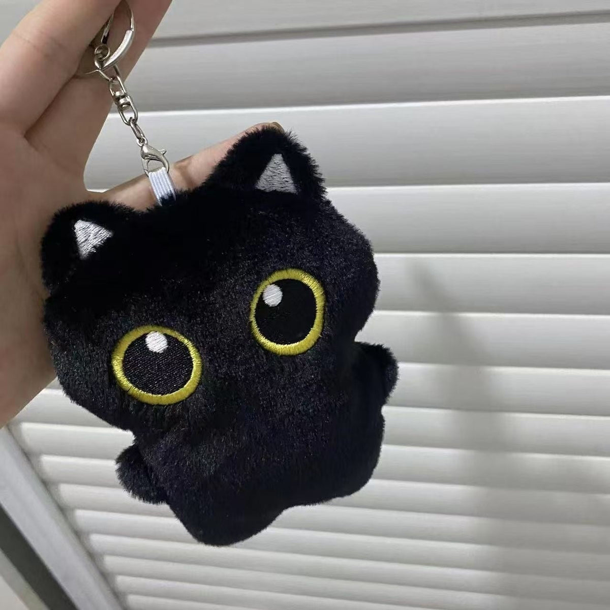 Little Black Cat Plush Doll, Keychain And Bag Charm