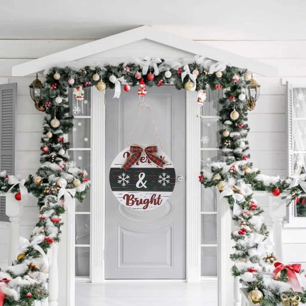 Christmas Gate Decorations Arrangement Listing