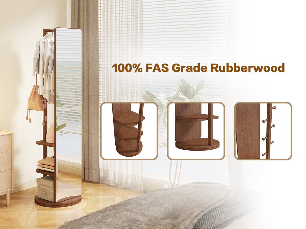 360° Rotating Multifunctional Full Length Mirror