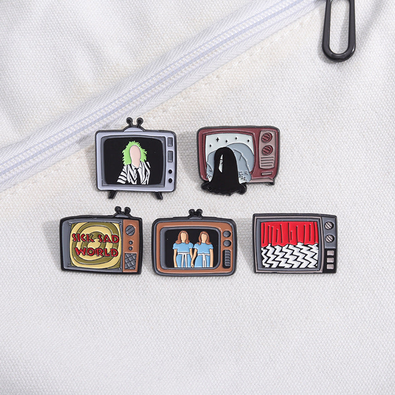 Cartoon Alloy Metal Badge Accessory Brooch