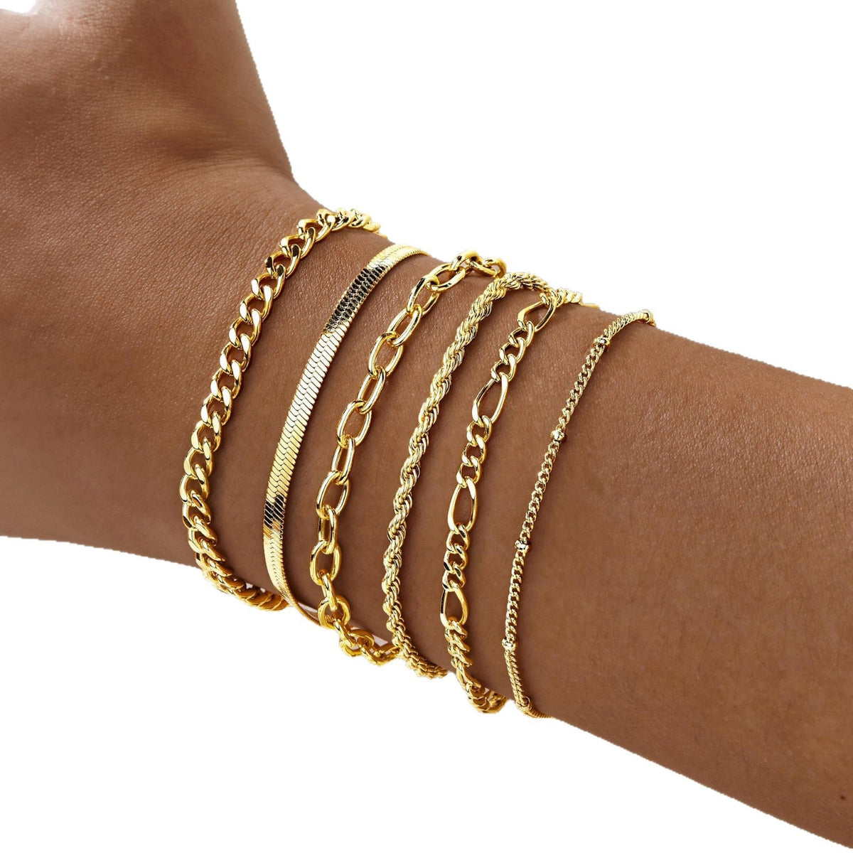 Multi-layer Light-luxury Bracelet Round-bead Chain Anklet