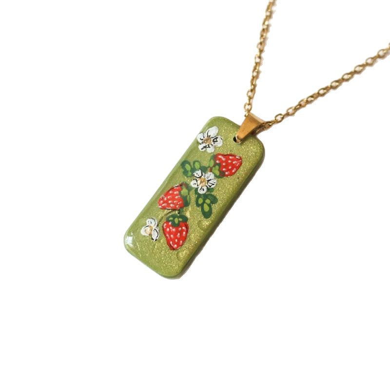 New Floral-print Pendant Accessory