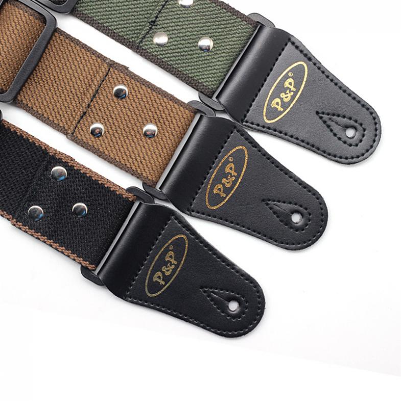 Folk classical cotton guitar strap