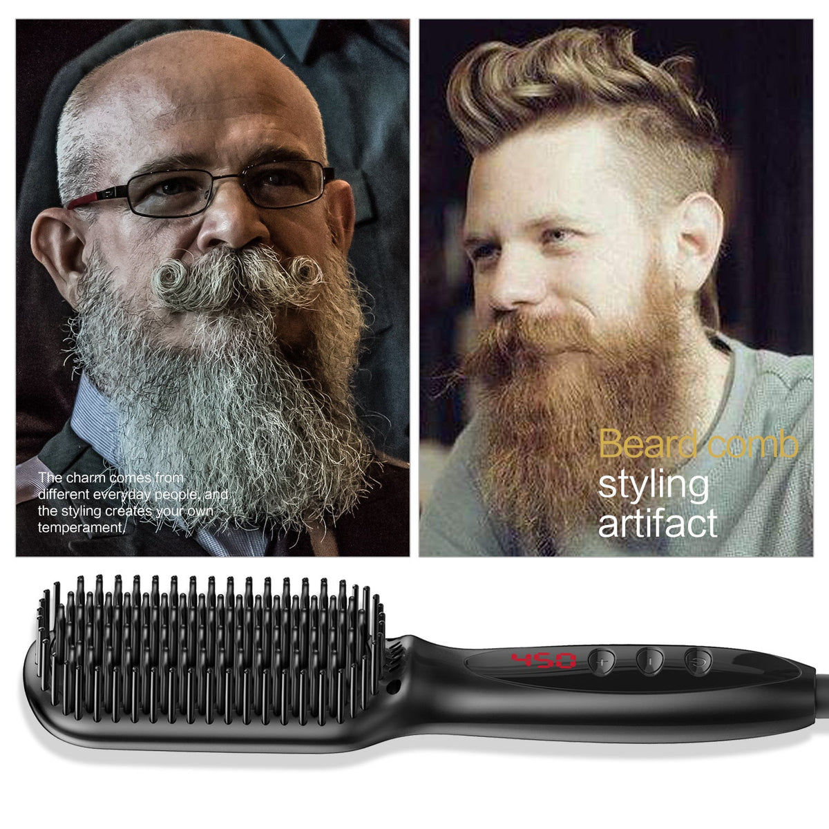 Beard straightener