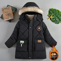 Boys' Winter Wear Thick Cotton-padded Jacket