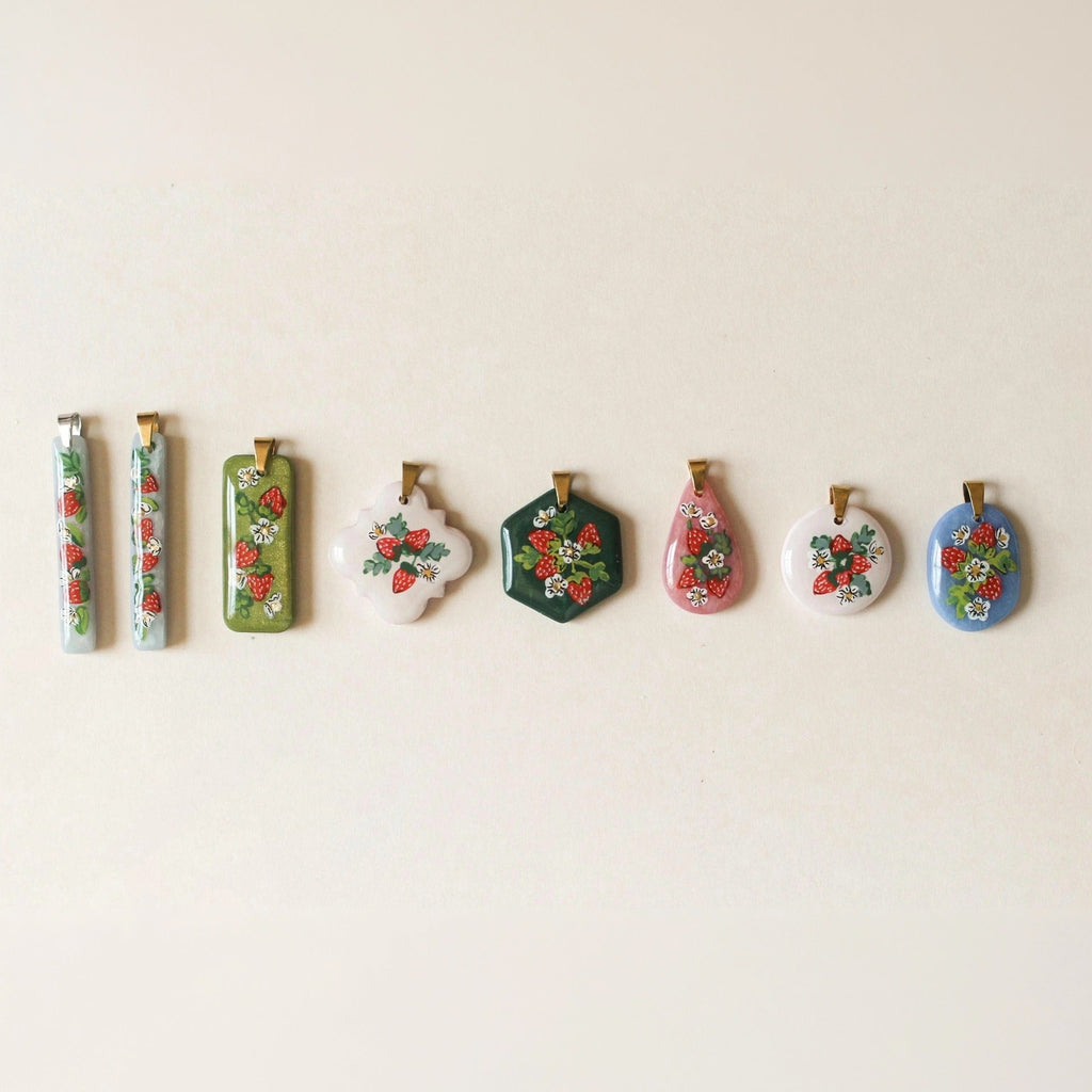 New Floral-print Pendant Accessory
