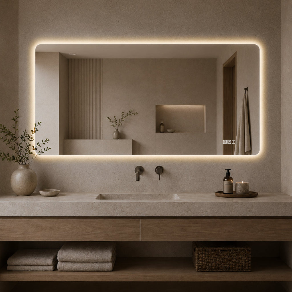 48 x 24 Inch LED Bathroom Mirror