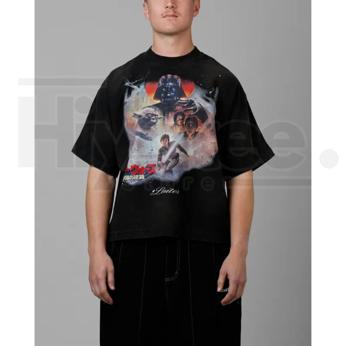Loiter Star Wars Vintage T-Shirt Washed – Retro Sci-Fi Graphic Heavyweight Streetwear Tee