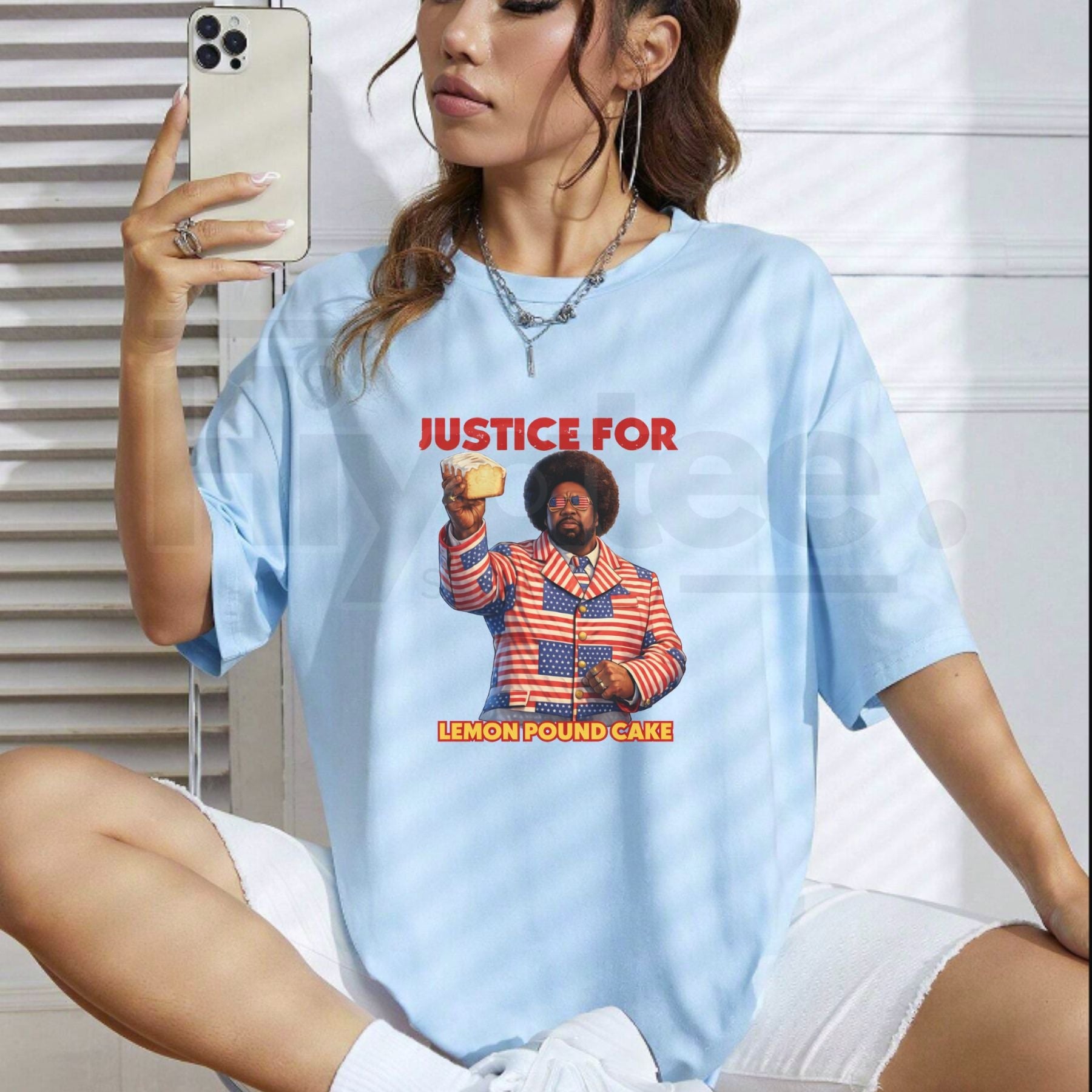 "Justice For Lemon Pound Cake" Afroman – Vintage US Batteram Graphic
