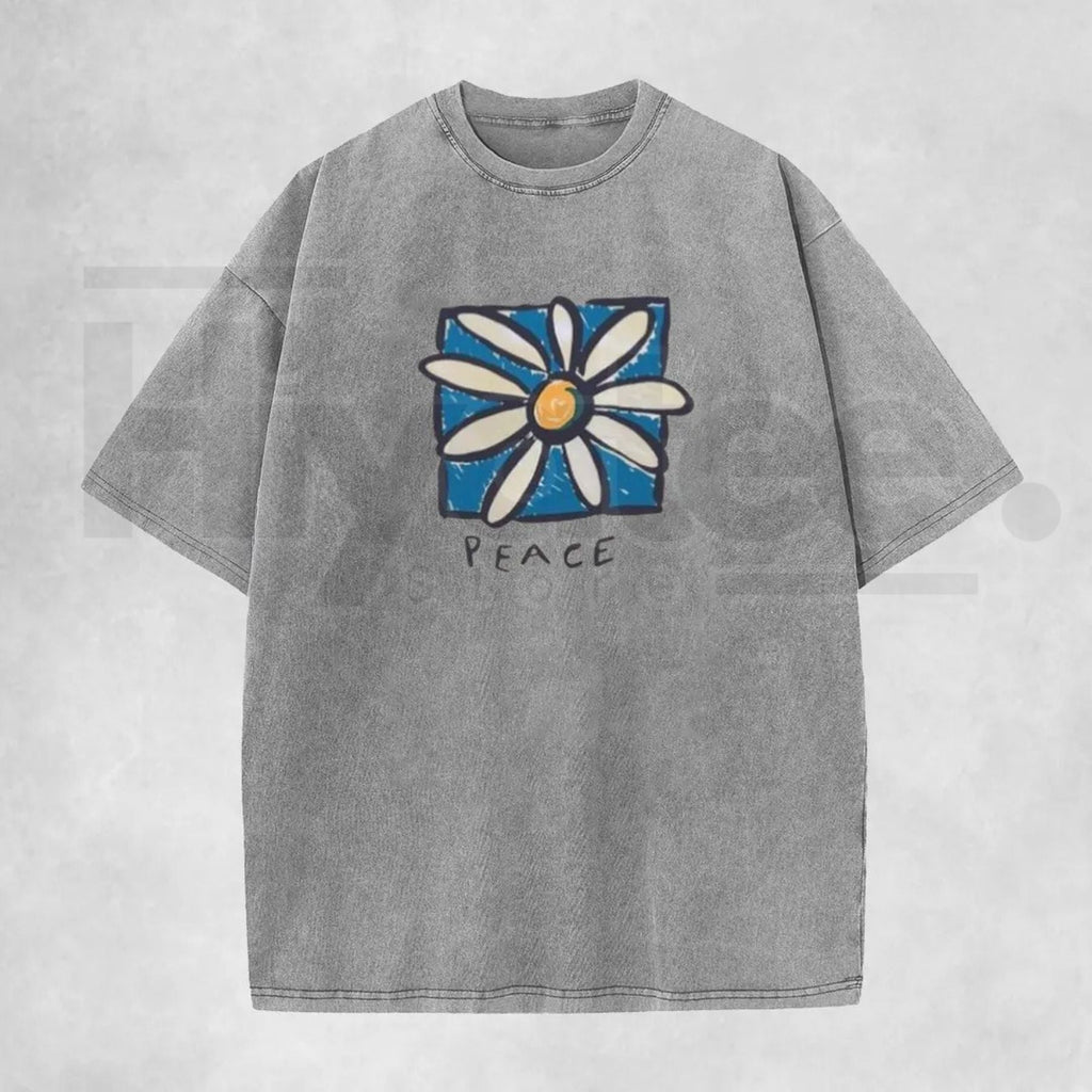 Holafish Acid Vintage Washed T-Shirt – Premium Relaxed Fit Unisex Graphic Tee