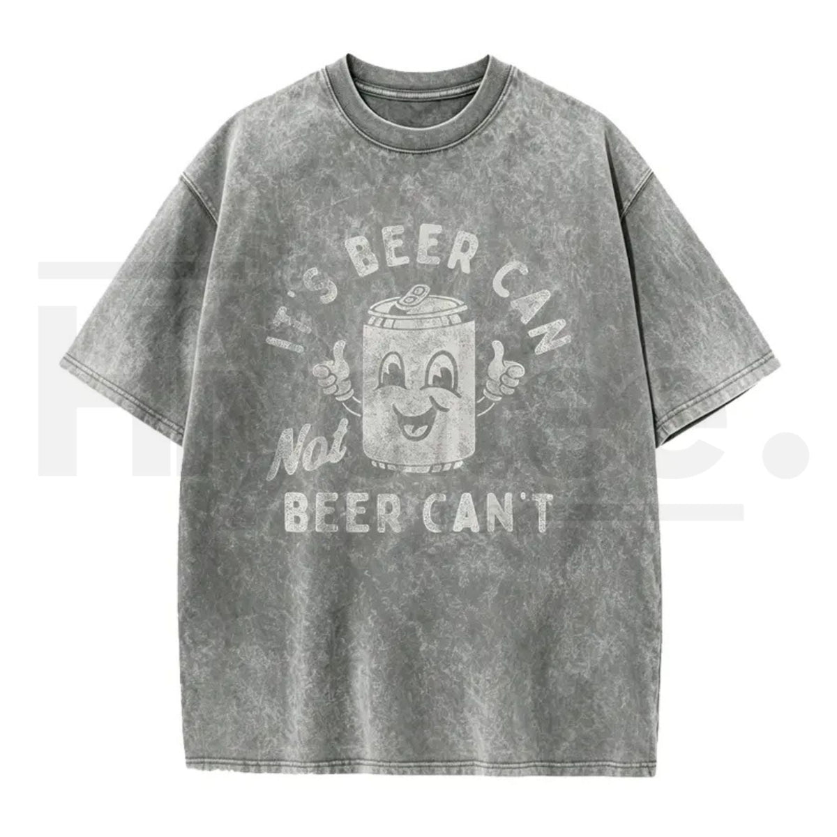 "Beer Can Not Beer Can't" Funny Pun T-Shirt – 180g Optimistic Graphic Tee
