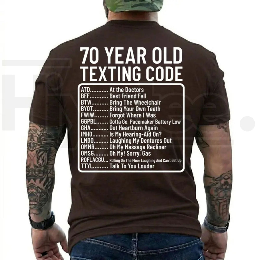 Funny 70th Birthday Shirt ATD At The Doctors Aging Humor Tee