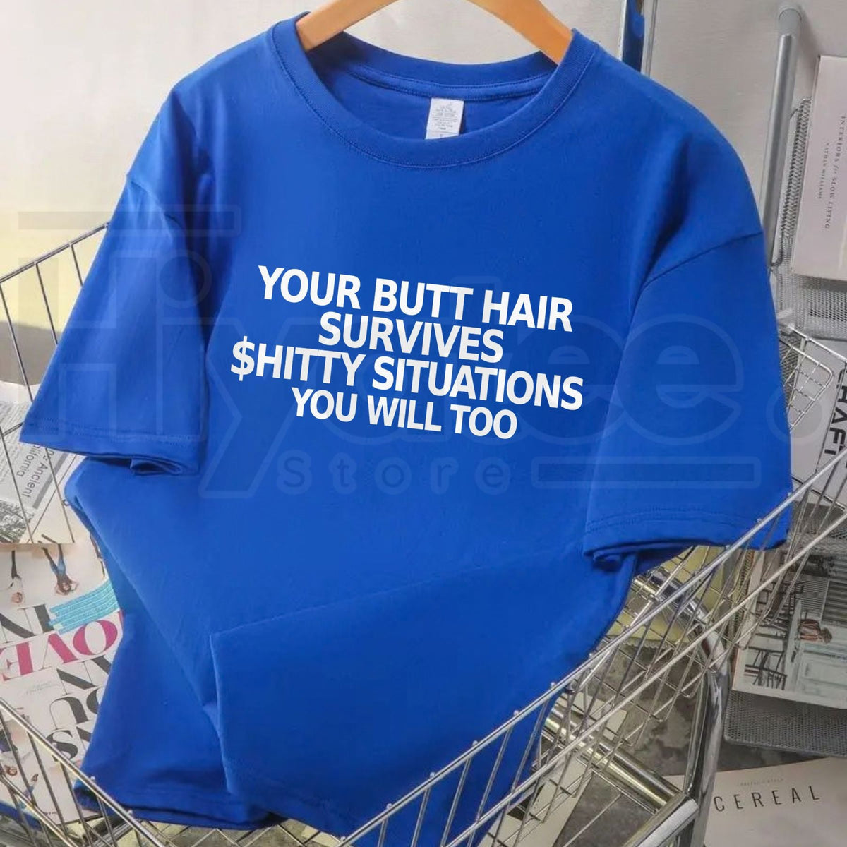 Funny Surviving Quote T-Shirt – Sarcastic Typography Tee