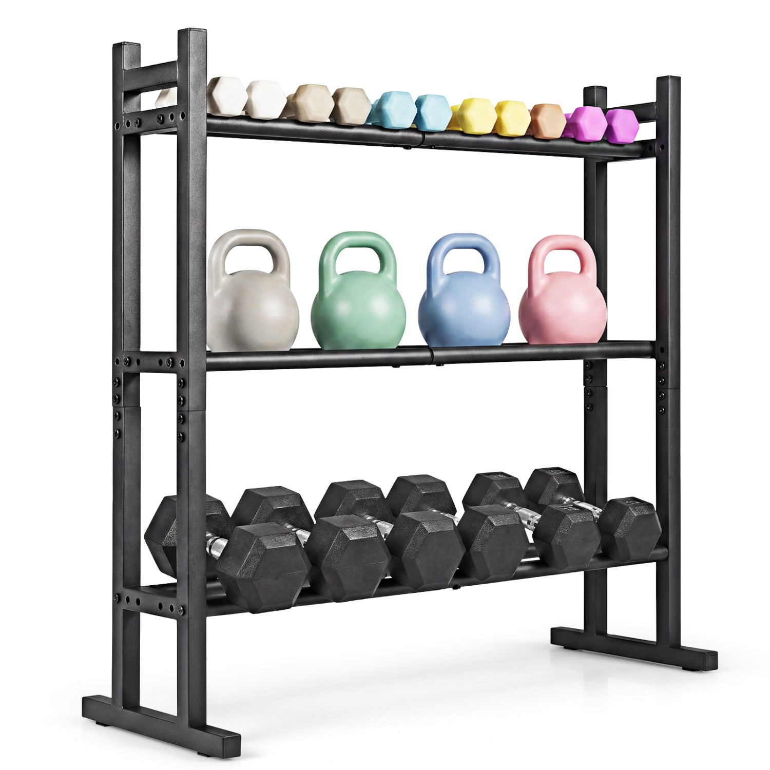 3-Tier Dumbbell Rack with 529 LB Capacity