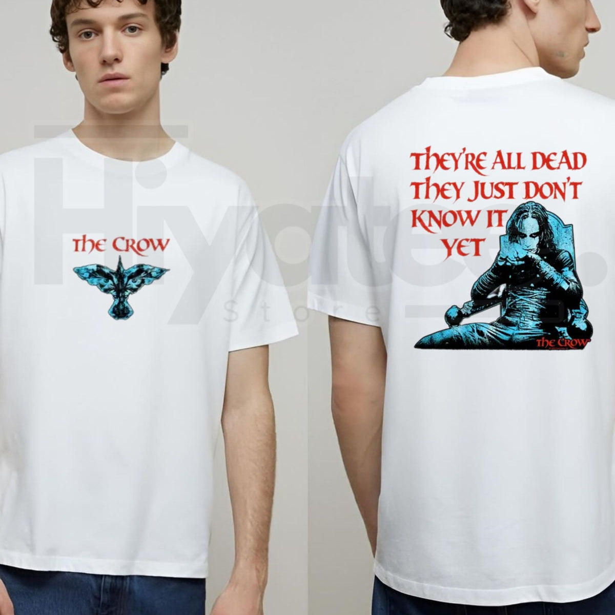 The Crow They're All Dead T-Shirt – Eric Draven Vintage Graphic Tee