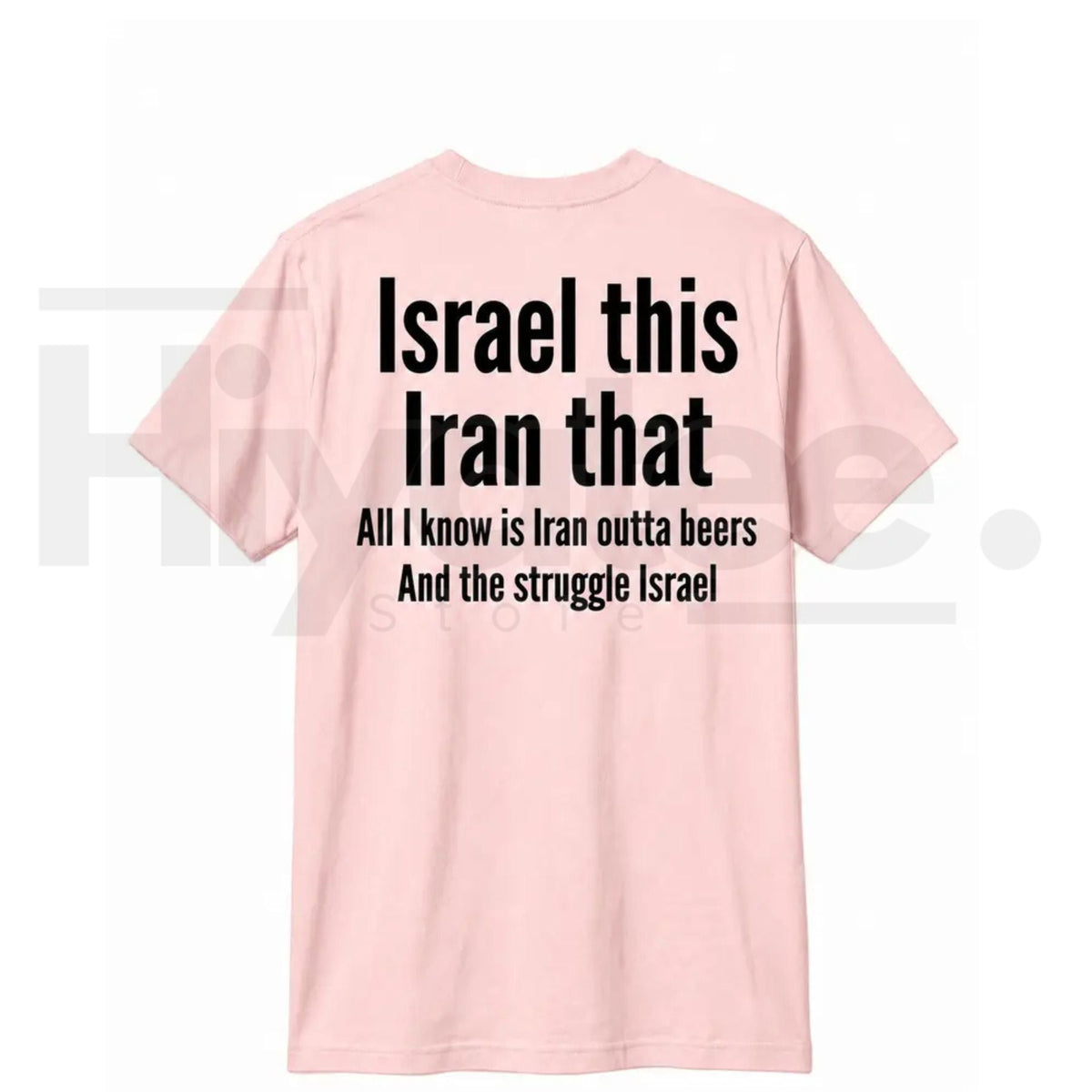 All I Know Is Iran Outta Beers T-Shirt – Funny Back Print Beer Pun Graphic Tee