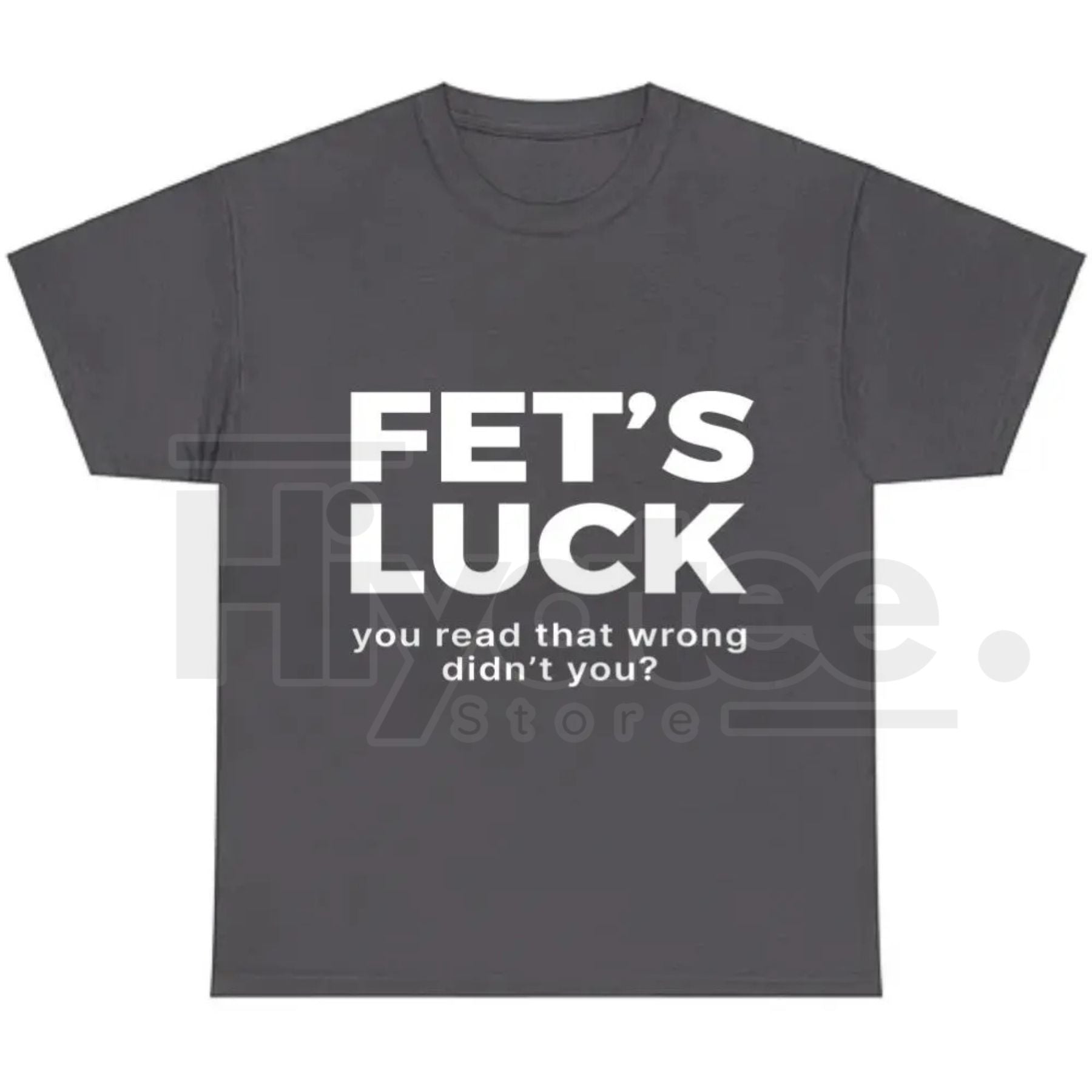 FET'S LUCK Optical Trick Shirt – Trending Humor Graphic Tee (Unisex)