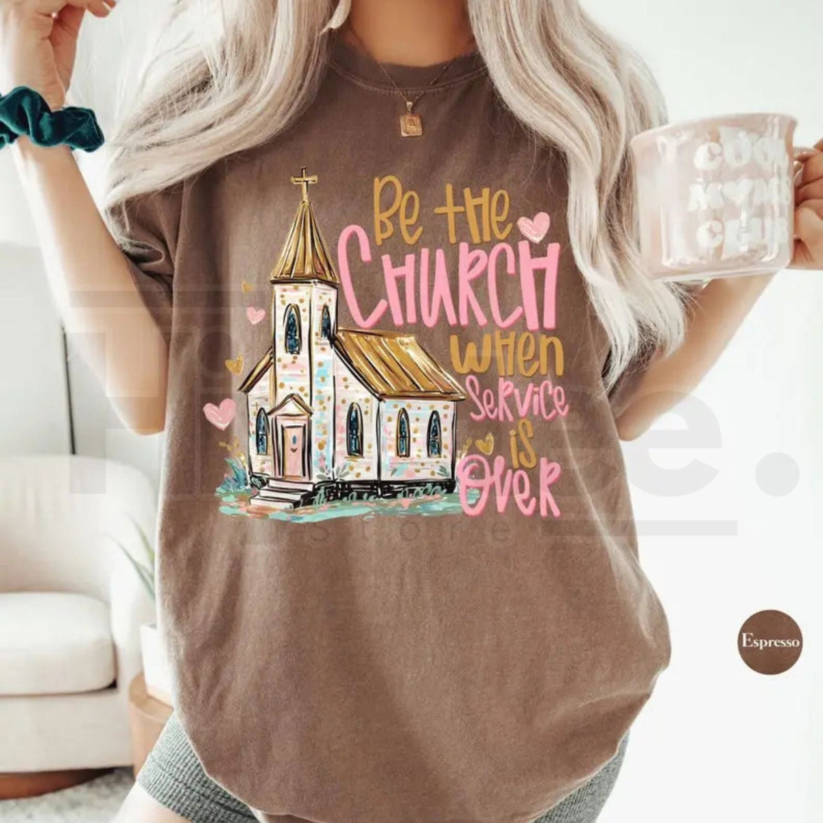 Comfort Colors Be The Church When Service Is Over T-Shirt