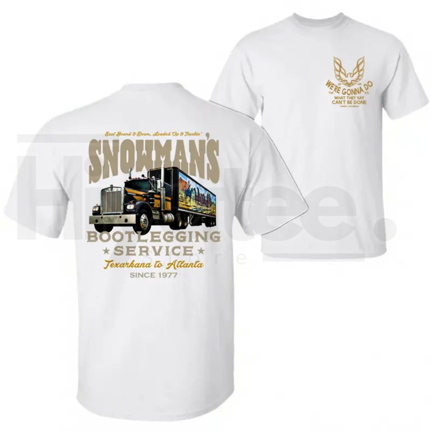 "Snowman's Bootlegging Service" – Smokey And The Bandit Trucker Top