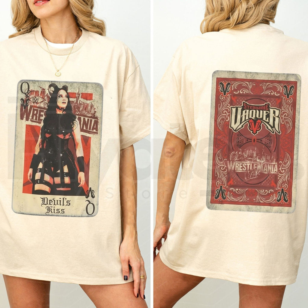 Stephanie Vaquer WrestleMania Retro T-Shirt – Pro Wrestling Tee