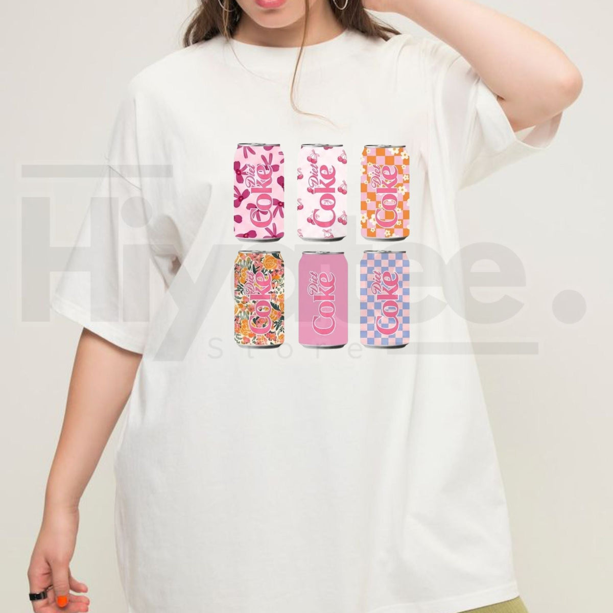 Women's Diet Soda Graphic Top – Retro Summer Casual Tee