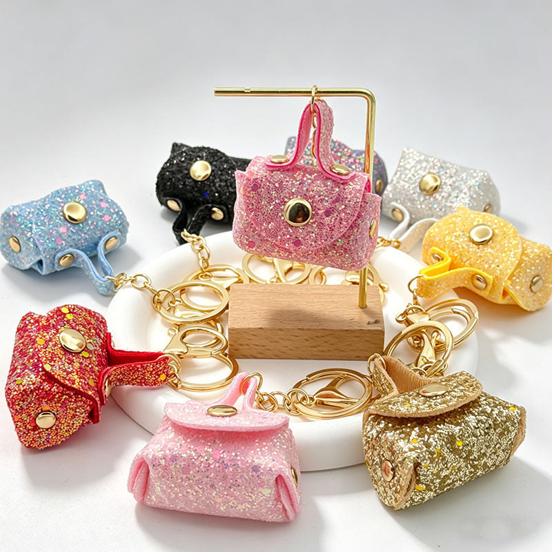New Minimalist Mini Coin Purse Keychain Pendant