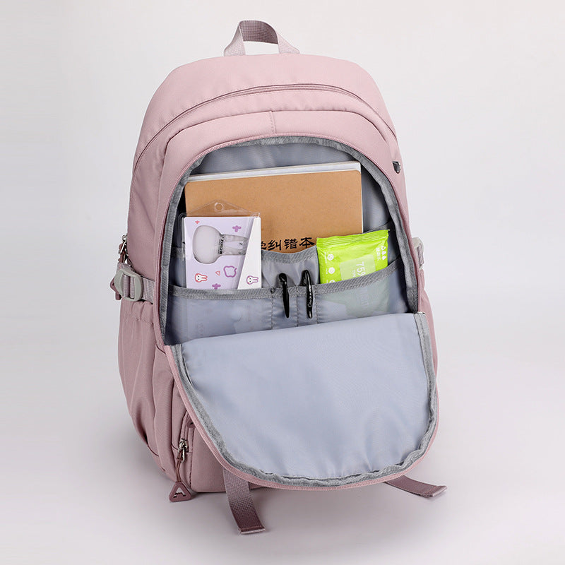 Large Capacity Lightweight Spine-protective Backpack