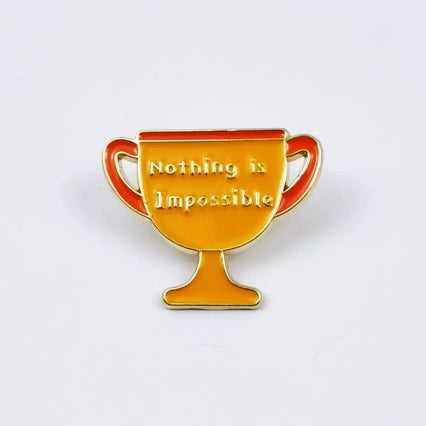 Trophy Console Cartoon Brooch
