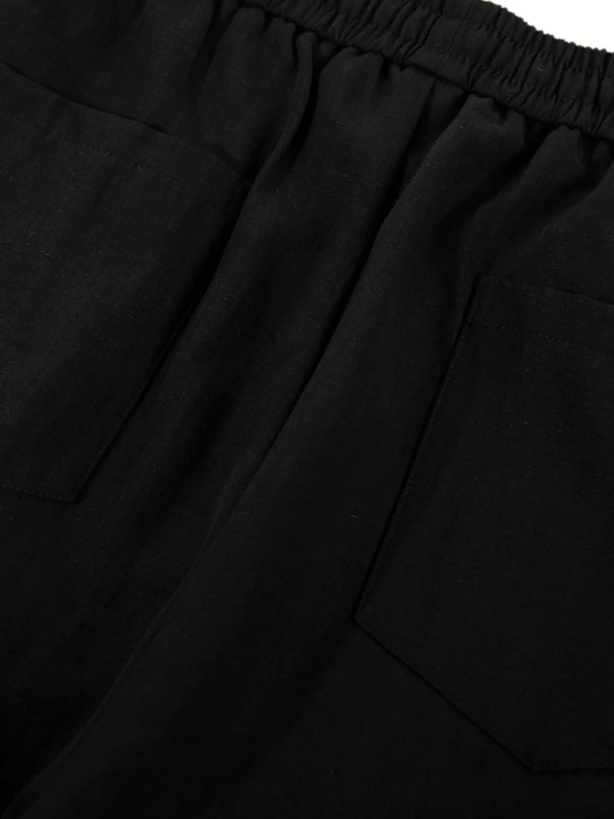 Men's Wide-Leg Drawstring Pants