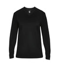 WOMEN'S ULTIMATE V-NECK LONG-SLEEVE T-SHIRT - MOISTURE-WICKING PERFORMANCE