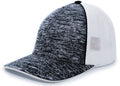 AGGRESSIVE HEATHER TRUCKER PACFLEX CAP - MOISTURE-WICKING