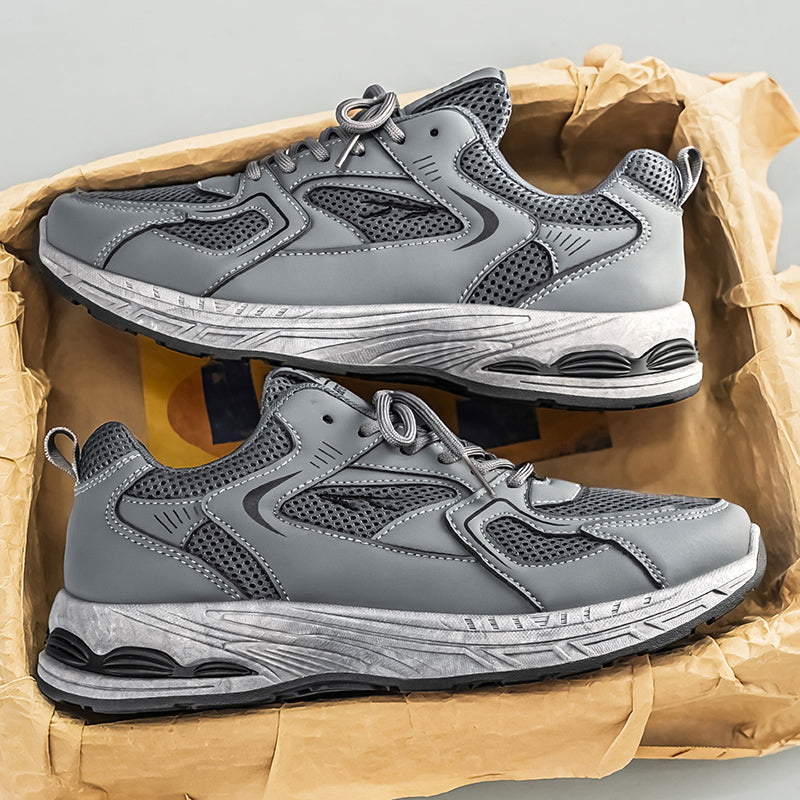2026 Summer New Arrival Men's Shoes, Breathable Mesh, Trendy & Versatile, Thick Sole Casual Athletic Dad Shoes